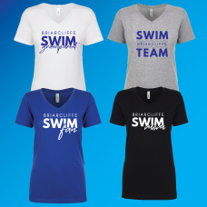 Briarcliffe Swim TEAM Ladies V-Neck